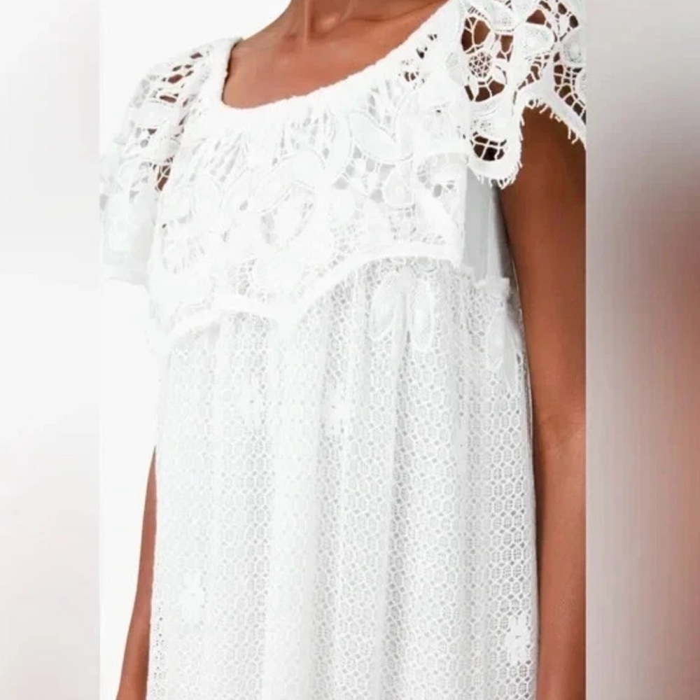 Tuckernuck White Off‑Shoulder Lace Maxi Dress - Picture 3 of 6